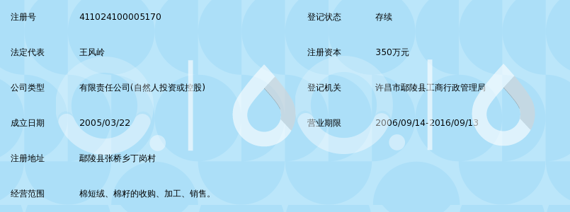 鄢陵縣銀河棉業(yè)